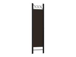 Biombo-Tabique divisorio de 3 paneles Marrón 120x180 cm Marru00f3n