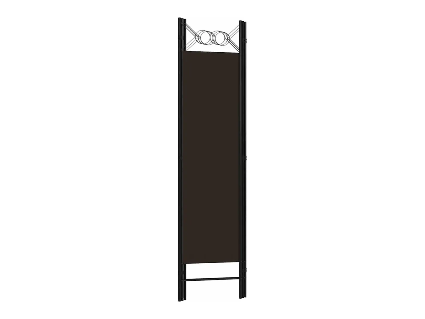 Biombo-Tabique divisorio de 3 paneles Marrón 120x180 cm Marru00f3n