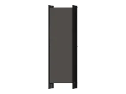 Biombo-Tabique divisorio de 6 paneles Antracita 300x180 cm Gris