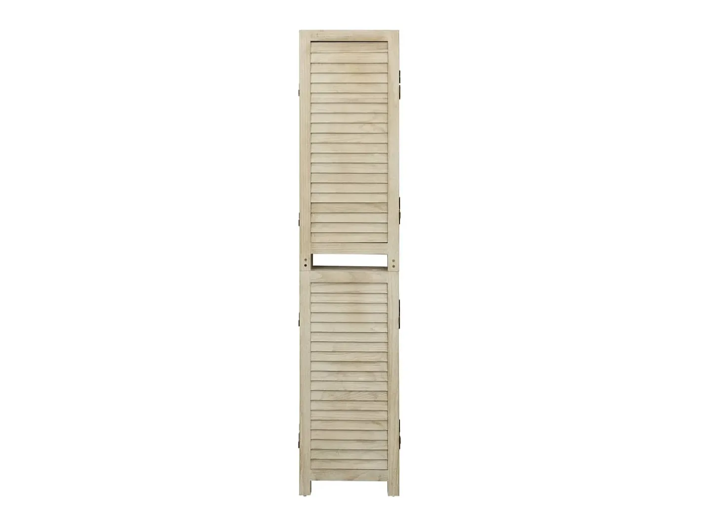 Hot Tabique divisorio de 4 paneles 140x165 cm madera de paulownia Marru00f3n