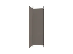 Tabique divisorio de 3 paneles Antracita 150x220 cm Tejido Gris Online