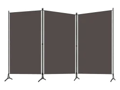 Online Tabique divisorio de 3 paneles Antracita 260x180 cm Gris
