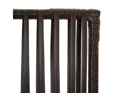 Tabique divisorio de mimbre de resina marrón de 6 paneles Marru00f3n Best