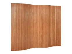 Outlet Tabique divisorio marrón 165x250 cm bambú Marru00f3n