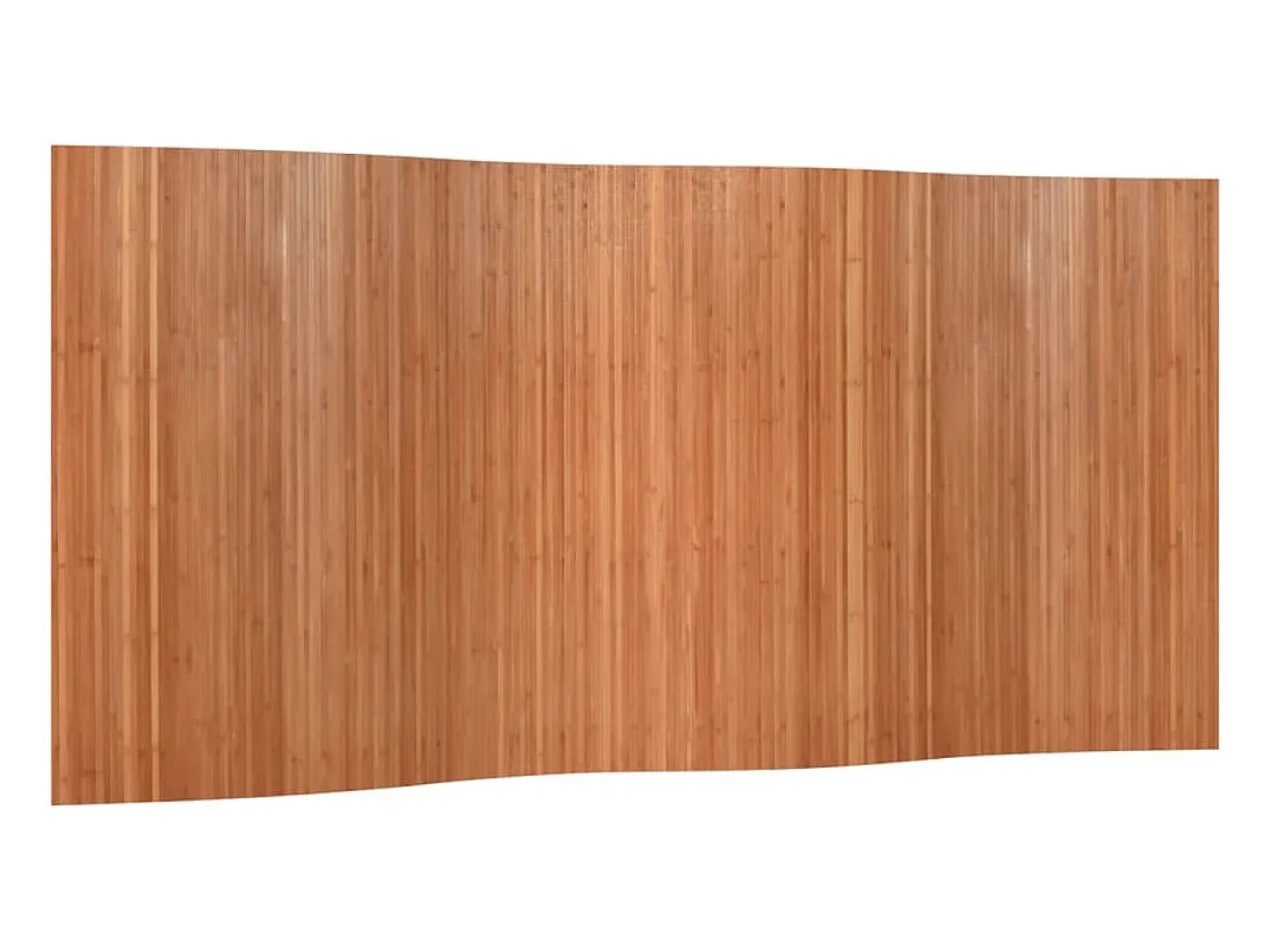Tabique divisorio marrón 165x400 cm bambú Marru00f3n Hot