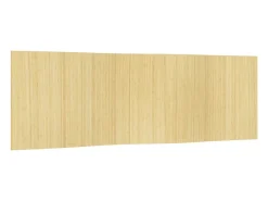 Biombo-Tabique divisorio natural claro 165x600 cm bambú Beige