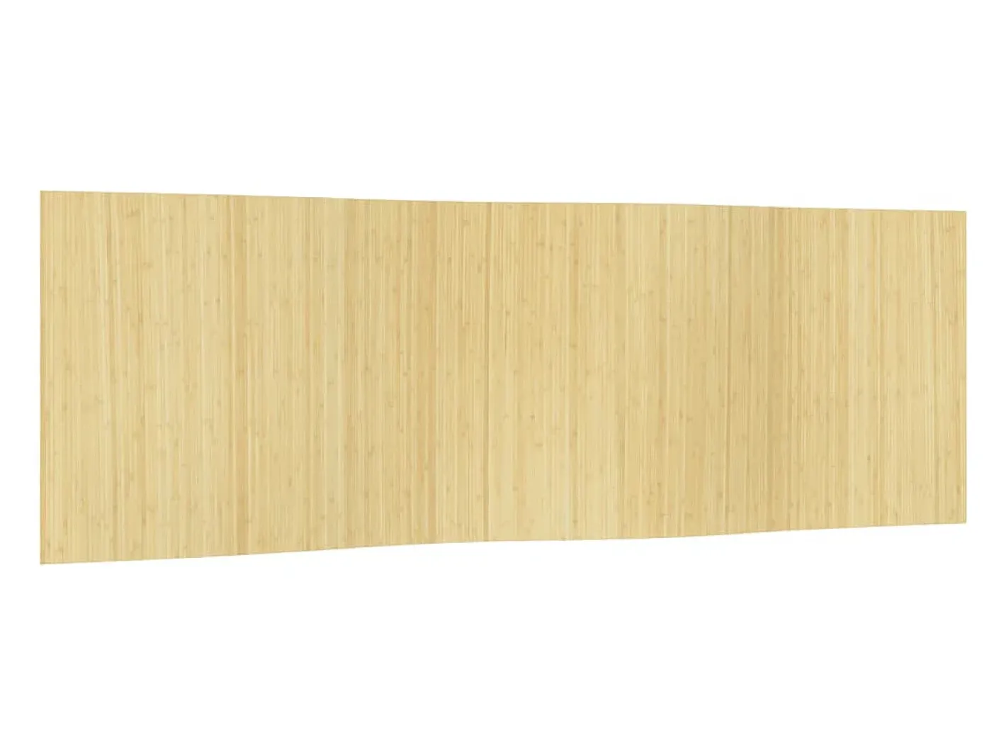 Biombo-Tabique divisorio natural claro 165x600 cm bambú Beige