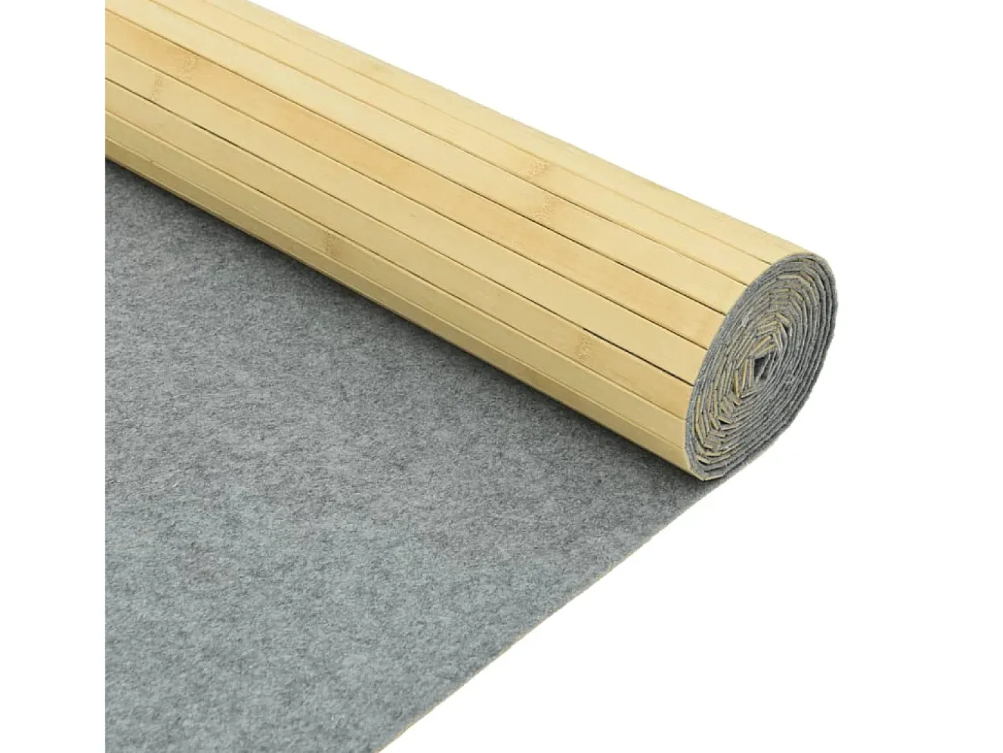 Biombo-Tabique divisorio natural claro 165x600 cm bambú Beige