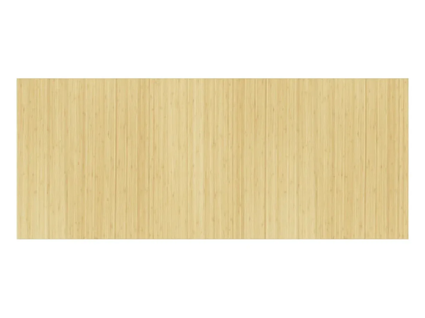 Biombo-Tabique divisorio natural claro 165x400 cm bambú Beige