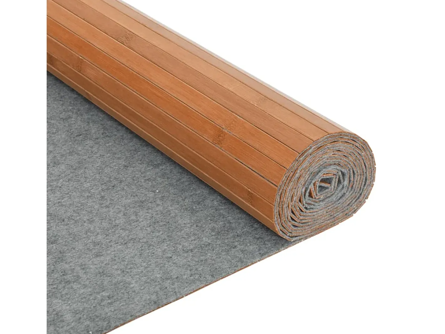 Biombo-Tabique divisorio natural 165x800 cm bambú Marru00f3n