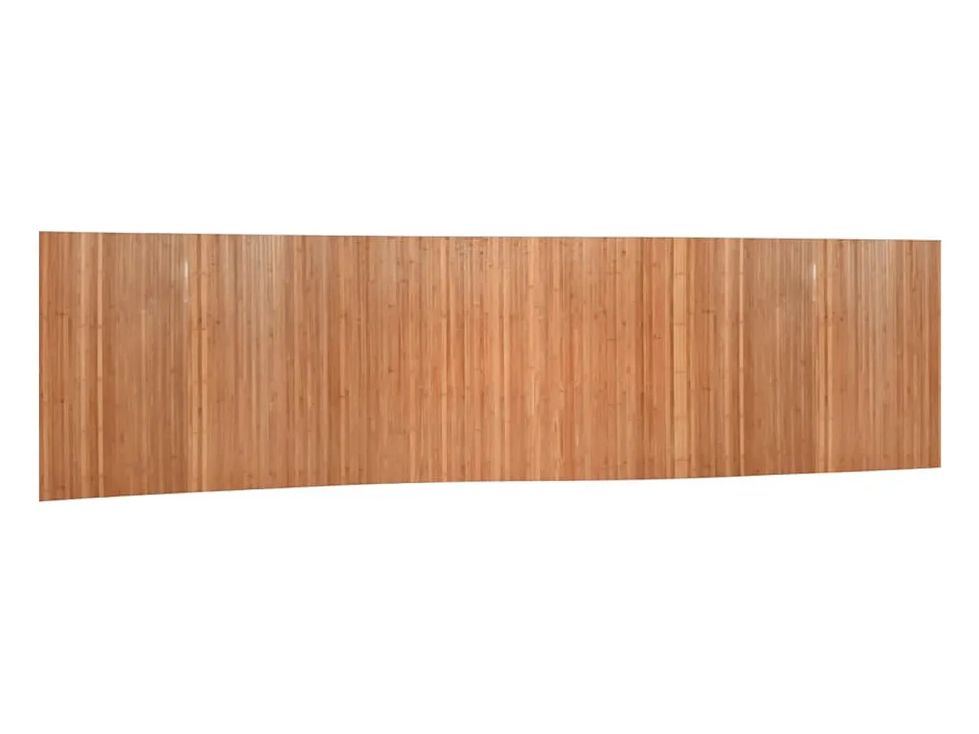 Biombo-Tabique divisorio natural 165x800 cm bambú Marru00f3n