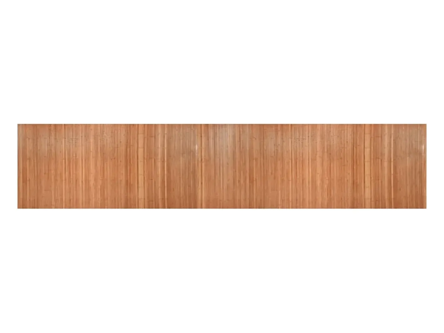Biombo-Tabique divisorio natural 165x800 cm bambú Marru00f3n