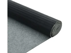 Biombo-Tabique divisorio 165x250 cm bambú Negro