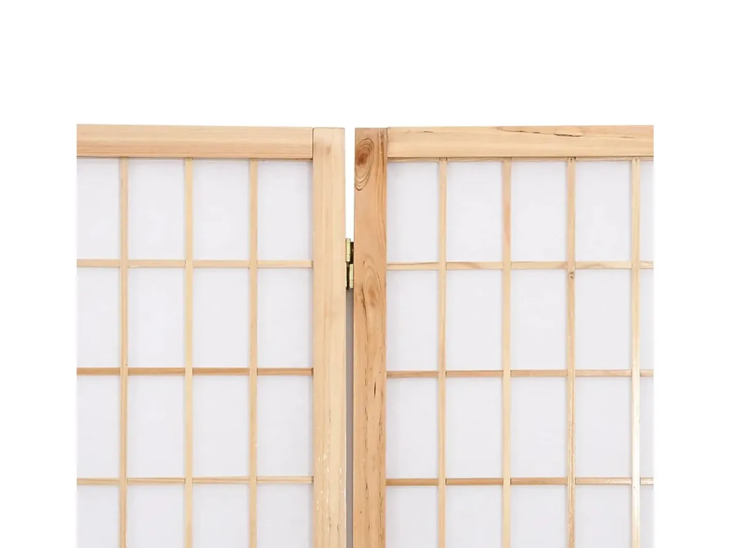 Clearance Tabique plegable 6 paneles 240x170 cm Marru00f3n