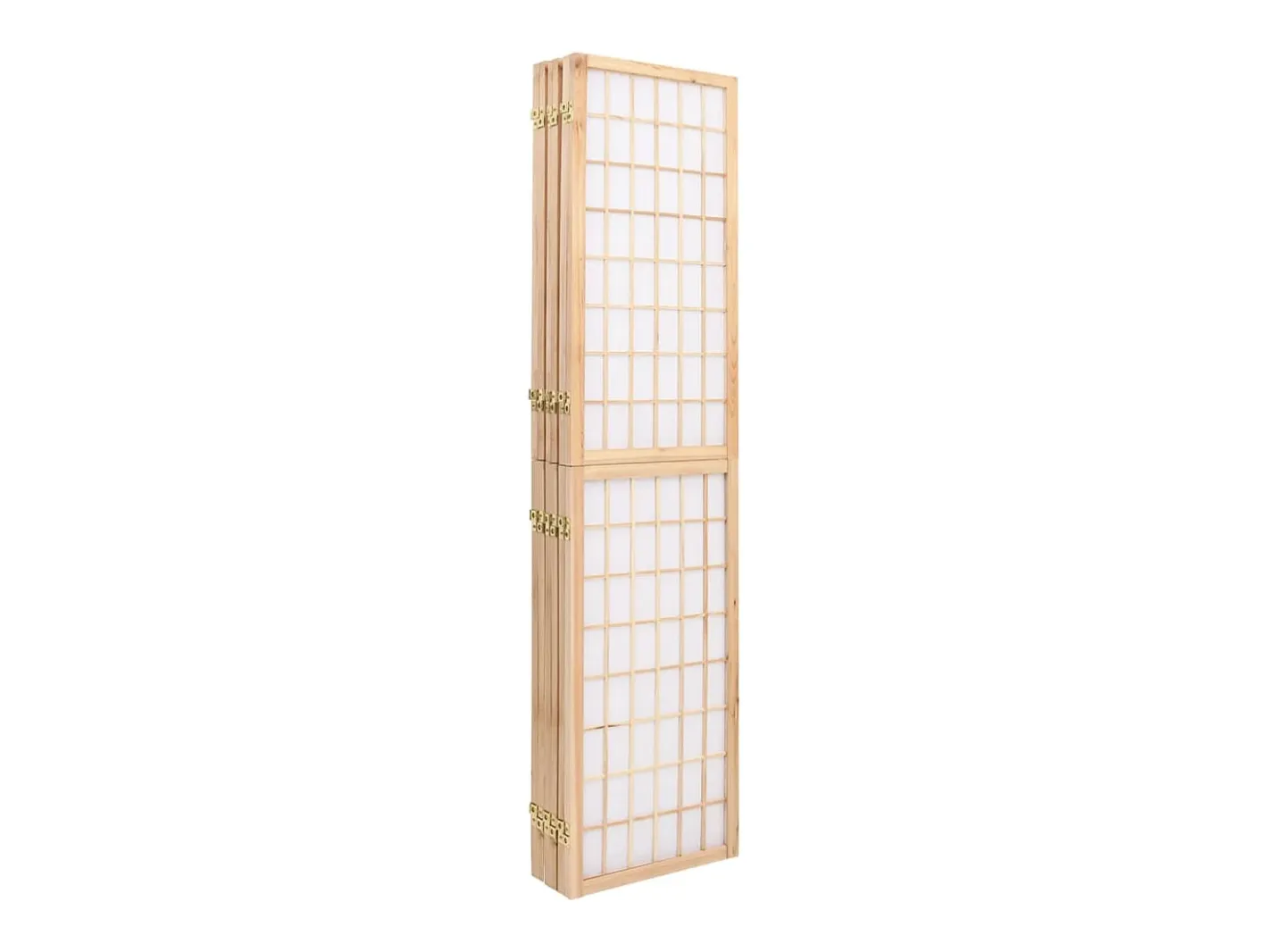 Clearance Tabique plegable 6 paneles 240x170 cm Marru00f3n