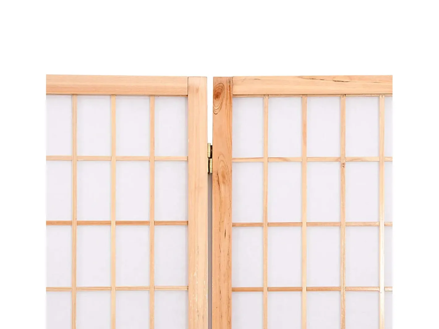 Biombo-Tabique plegable 3 paneles 120x170 cm Marru00f3n