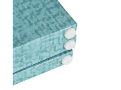 Biombo-Tabique plegable 228 x 170 cm Papillon Bleu Azul