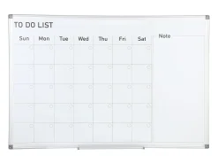 New Tablero Magnético SucceBuy, Limpiable a Seco, 91 x 61 cm, Montaje Mural para Uso en la Oficina Blanco
