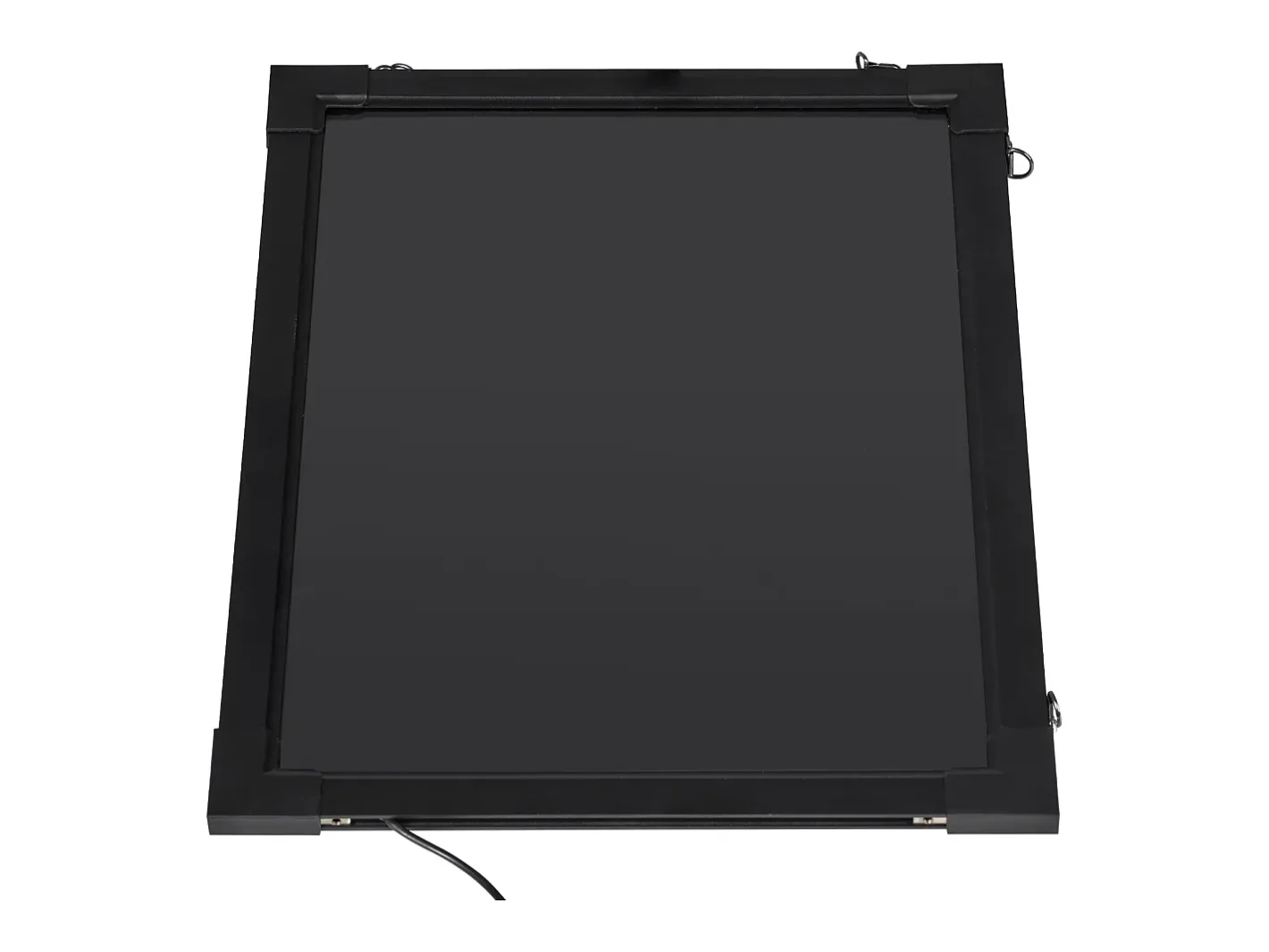 Cuadro-Tablero de Escritura de Mensajes con LED SucceBuy, 40,5 x 30,2 cm Iluminado y Borrable, para la Casa, la Tienda de Bodas Negro