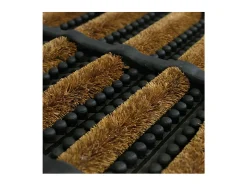 Felpudo-Tapete Combi-Mat de coco 40x60 cm para interior y exterior cubierto Marru00f3n