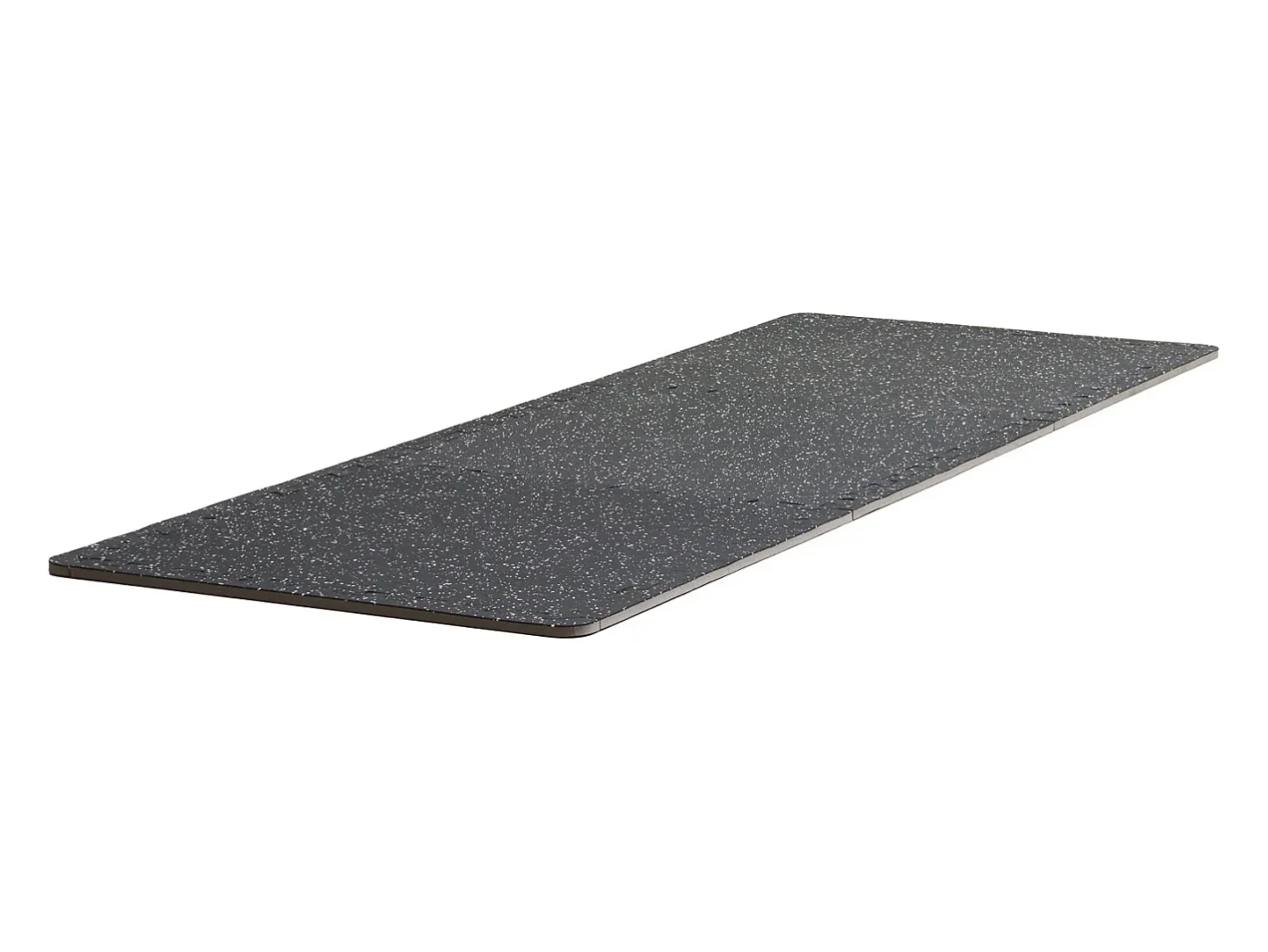 Outlet Tapete Entrelazado SucceBuy de 1.4 cm de Grosor para Gimnasio, 25 Piezas, Superficie de Goma, Blanco y Negro