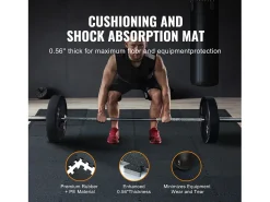 Tapete Entrelazado SucceBuy de 1.4 cm de Grosor para Gimnasio, 25 Piezas, Superficie de Goma, Color y Azul Negro Discount