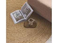 Online Sweeek Tapete redondo de yute, natural natural Color natural claro