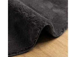 Tapiz Antracita 160 x 230 cm Poliéster Gris New