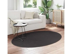 Alfombra De Cocina-Tapiz Antracita 120 x 170 cm Poliéster Gris
