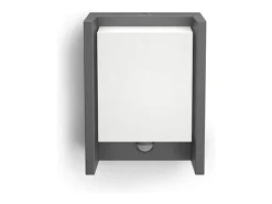 Ledkia TechBrey Aplique de Pared Exterior LED con Sensor de Movimiento 6W PHILIPS Arbour Transparente Best