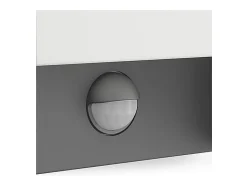 Ledkia TechBrey Aplique de Pared Exterior LED con Sensor de Movimiento 6W PHILIPS Arbour Transparente Best