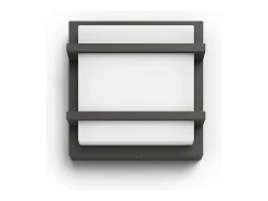Ledkia Iluminación Exterior-TechBrey Aplique de Pared LED 12W PHILIPS Petronia Transparente