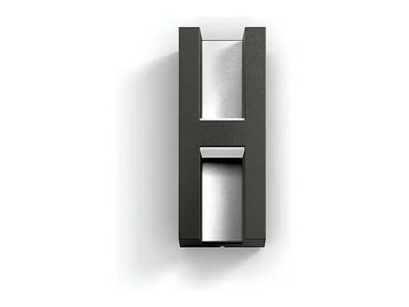 Ledkia Iluminación Exterior-TechBrey Aplique de Pared Exterior LED Doble Iluminación Regulable 2x4.5W PHILIPS Shadow Transparente