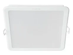 Ledkia TechBrey Downlight LED Cuadrado 17W PHILIPS Slim Meson Corte 150x150 mm Transparente Best