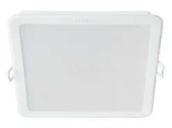 Ledkia TechBrey Downlight LED Cuadrado 17W PHILIPS Slim Meson Corte 150x150 mm Transparente Hot