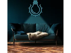New Ledkia TechBrey Foco Downlight LED Regulable 5W PHILIPS Dive Corte Ø 70 mm Transparente