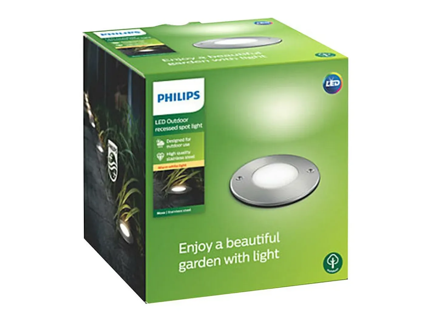 Ledkia TechBrey Foco Empotrable en Suelo LED PHILIPS Moss 3W IP67 Transparente Discount