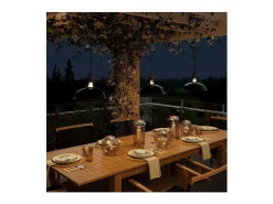 Sale Ledkia TechBrey Lámpara Colgante con Pantalla Aluminio para Exterior IP65 Eiva Elegant Creative-Cables PDENE50SM01PAM11VBL Negro