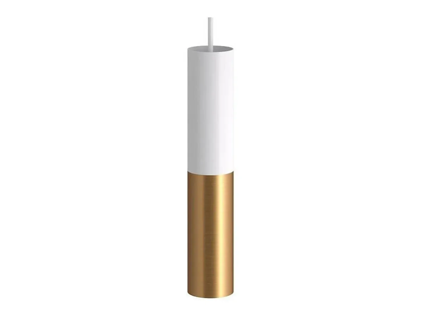 Hot Ledkia TechBrey Lámpara Colgante Creative-Cables Modelo PSMV_ Pantalla Doble Tub-E14 Blanco