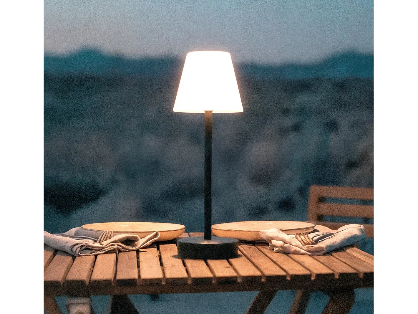 Hot Newgarden TechBrey Lámpara de Mesa LED Lola Slim 30 Battery Gris