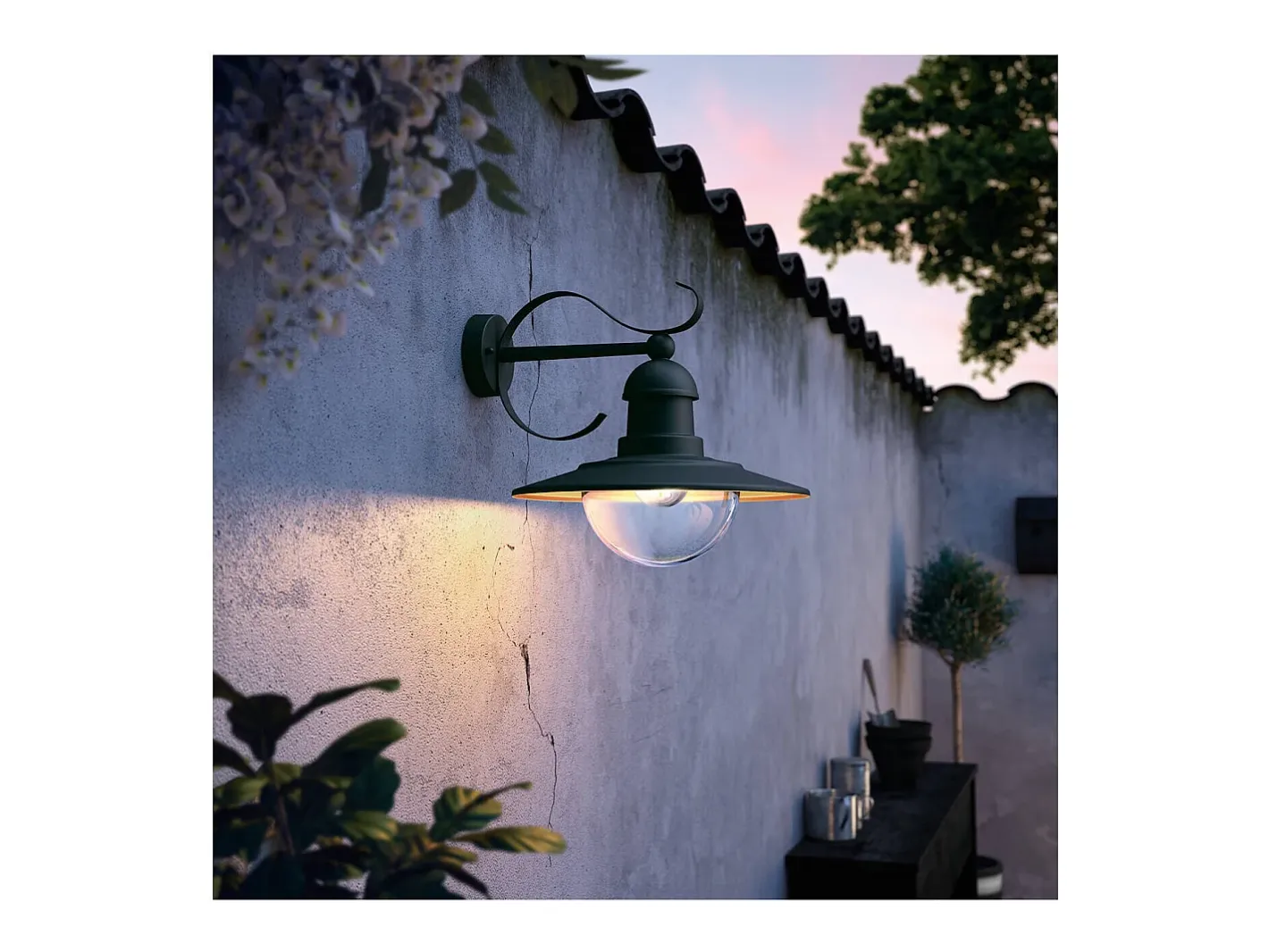 Ledkia TechBrey Lámpara de Pared PHILIPS Topiary Transparente Outlet