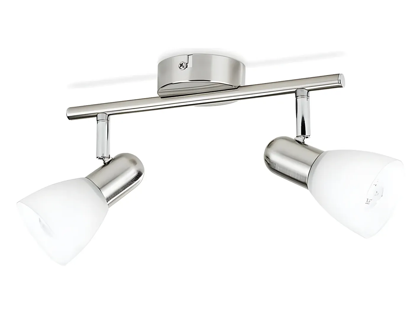 Online Ledkia TechBrey Lámpara de Techo 2 Focos PHILIPS Burlap Transparente