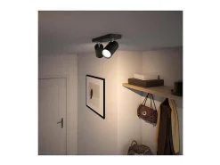 New Ledkia TechBrey Lámpara de Techo 2 Focos PHILIPS Kosipo Transparente