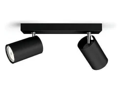 New Ledkia TechBrey Lámpara de Techo 2 Focos PHILIPS Kosipo Transparente