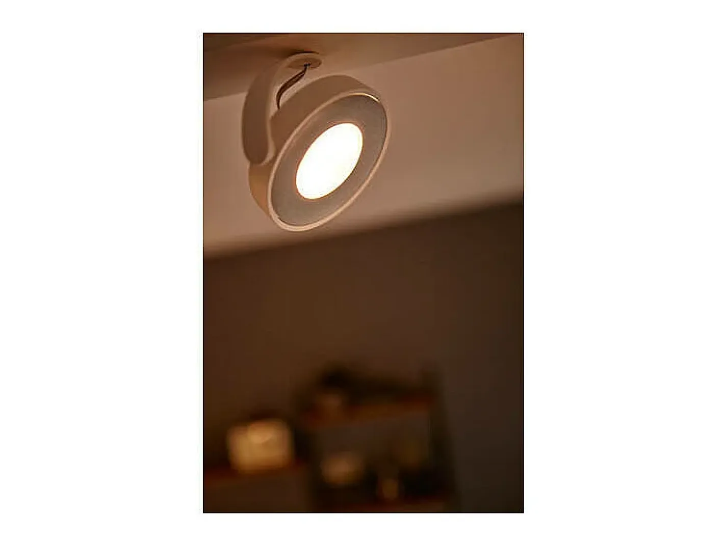 Ledkia TechBrey Lámpara de Techo LED Regulable WarmGlow 4x4.5W PHILIPS Clockwork Transparente New