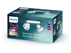 Hot Ledkia TechBrey Lámpara de Techo LED 2 Focos PHILIPS Bukko 2x4.3W Transparente