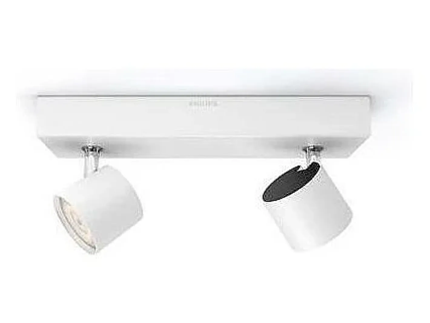 Ledkia Plafón-TechBrey Lámpara de Techo LED Regulable WarmGlow 2 Focos 2x4.5W PHILIPS Star Transparente