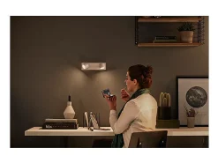 Ledkia Plafón-TechBrey Lámpara de Techo LED Regulable WarmGlow 2 Focos 2x4.5W PHILIPS Star Transparente