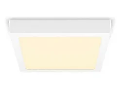 Ledkia TechBrey Plafón LED Cuadrado Blanco 12W PHILIPS Magneos Transparente Best