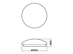Ledkia Plafón-TechBrey Plafón LED 10W PHILIPS Moire II Transparente